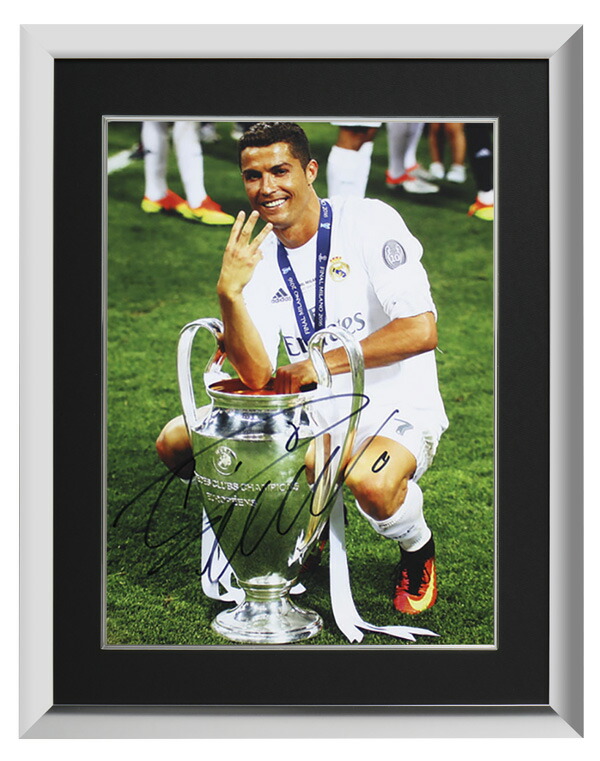 楽天市場】クリスティアーノ・ロナウド 直筆サインフォト 額入り