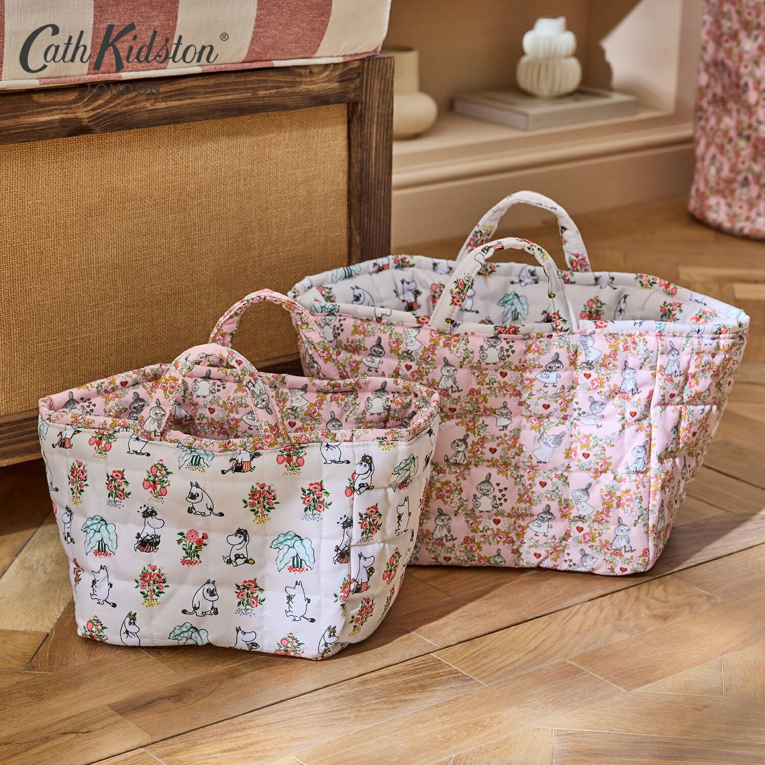 楽天市場】キャス キッドソン 公式 ムーミン キルテッド ストレージ 2