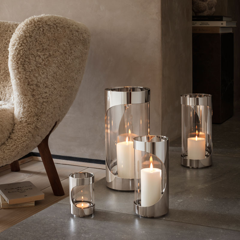 楽天市場】ジョージジェンセン ハリケーン キャンドルホルダー 22cm S