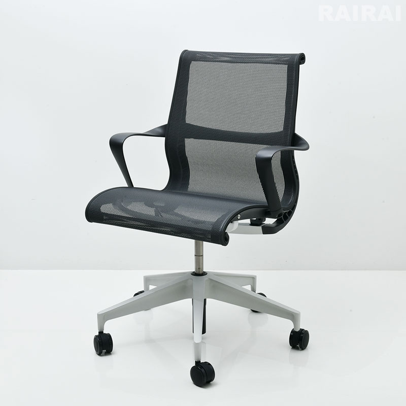 楽天市場】セトゥーチェア グラファイト×グラファイト リボンアーム