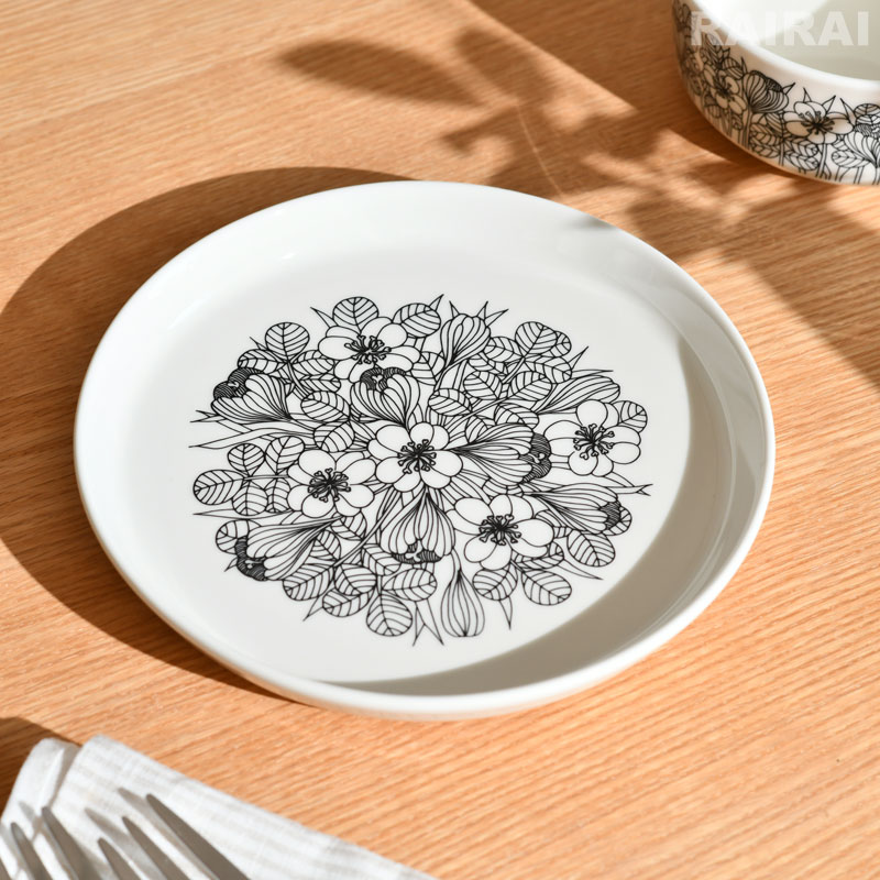 楽天市場】アラビア プレート 19cm クロッカス ARABIA Krokus グリーン