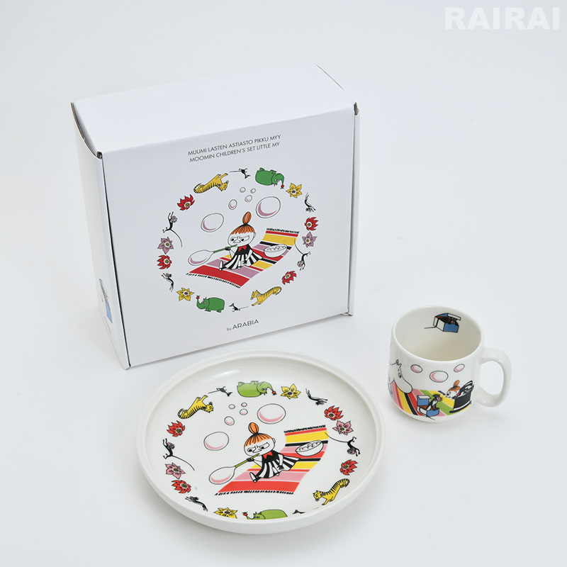 楽天市場】アラビア ムーミン チルドレンセット プレート マグカップ