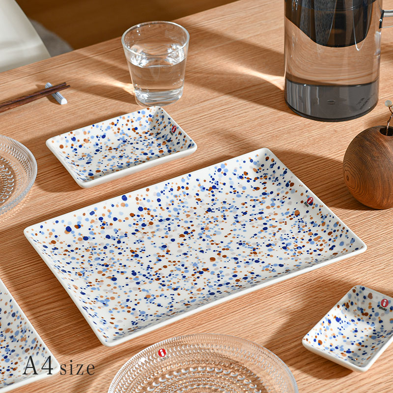 イッタラ オイバ・トイッカ ピオニ ガラスプレート 約25.5〜26㎝ 旧