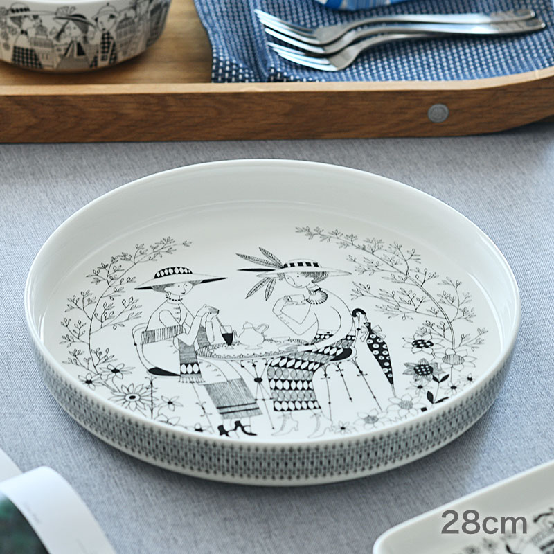 楽天市場】アラビア パイディッシュ 28cm エミリア ARABIA Emilia