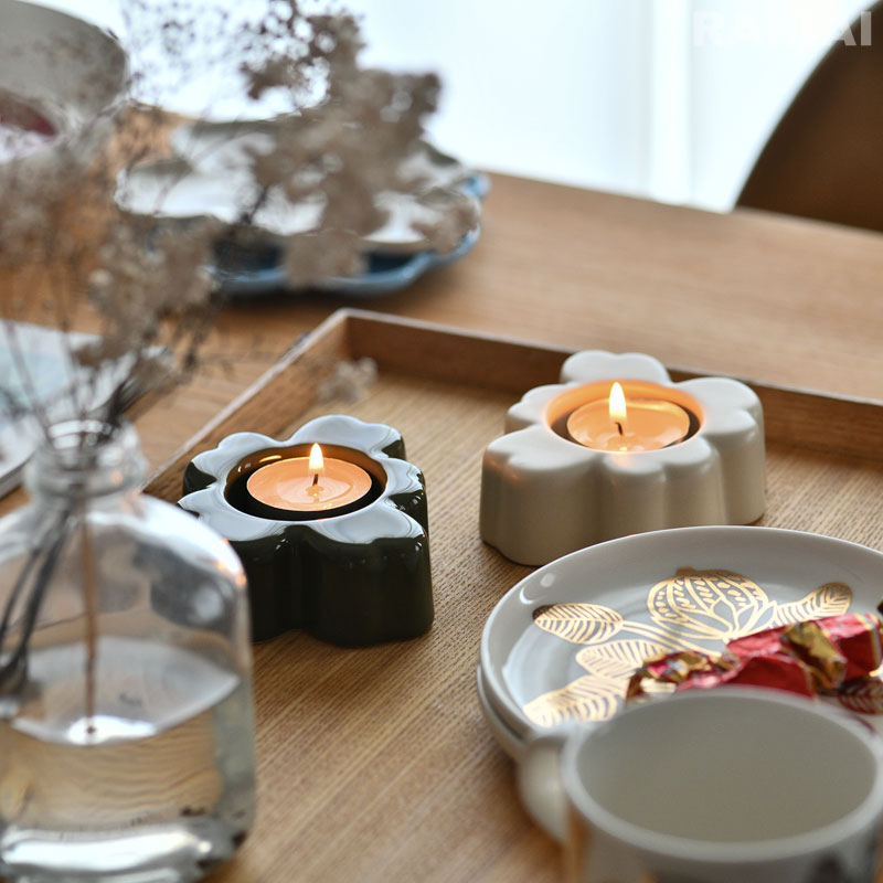 楽天市場】マリメッコ ティーライトホルダー ウニッコ オフホワイト