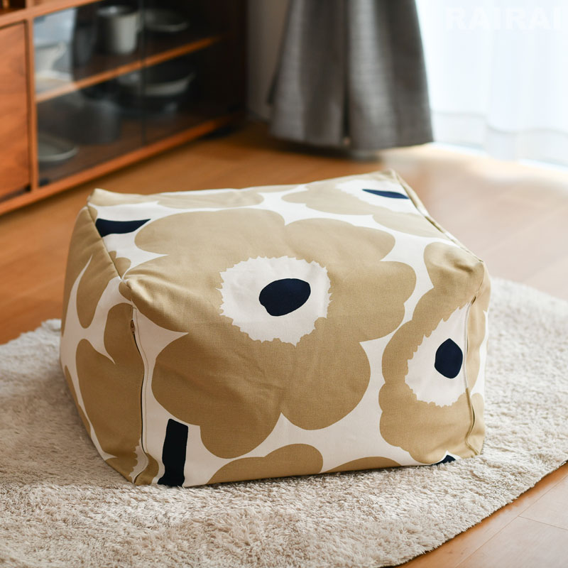 楽天市場】マリメッコ クッション ウニッコ 55cm PUFFI ビッグ