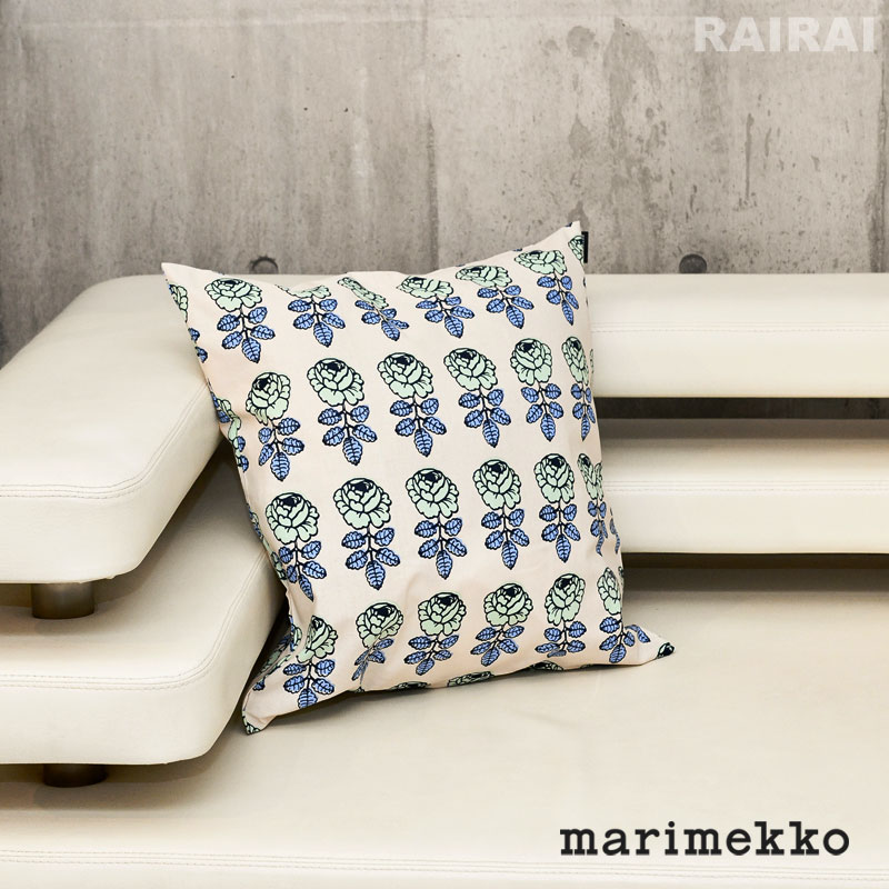 マリメッコ クッションカバー 45cm×45cm ヴィヒキルース ライト