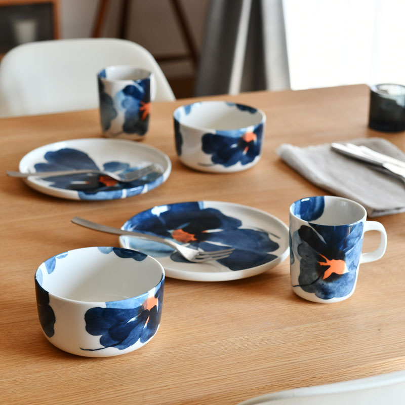 楽天市場】マリメッコ マグカップ 250ml ヴァルシ ダークブルー