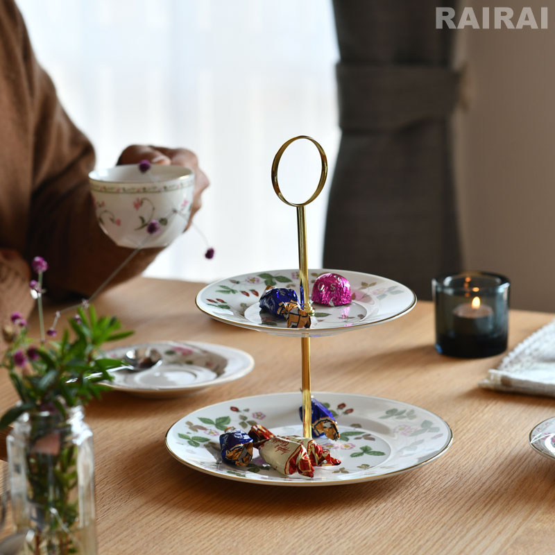 楽天市場】【紅茶セット付き】 ウェッジウッド 2段ケーキスタンド