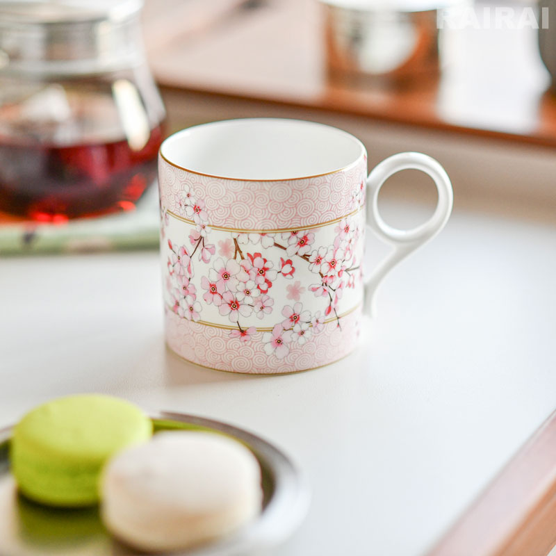 楽天市場】【紅茶セット付き】 ウェッジウッド 東京マグ 桜 ボーダー
