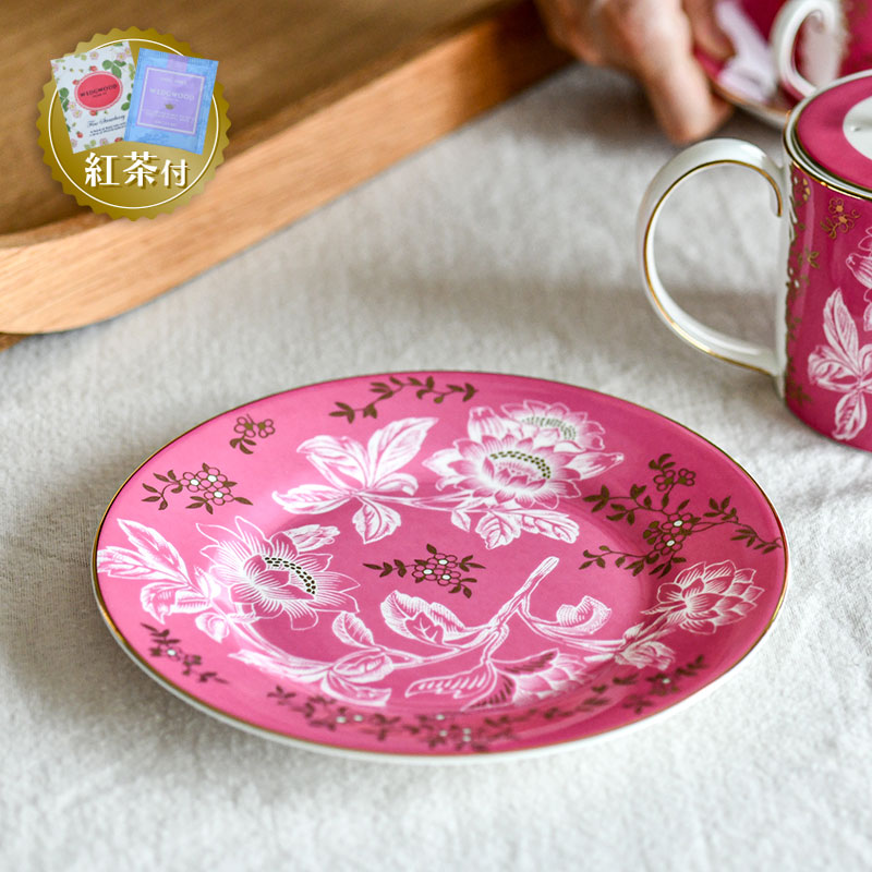 ウエッジウッド アンティーク エンボスドクイーンズウエア スクエア