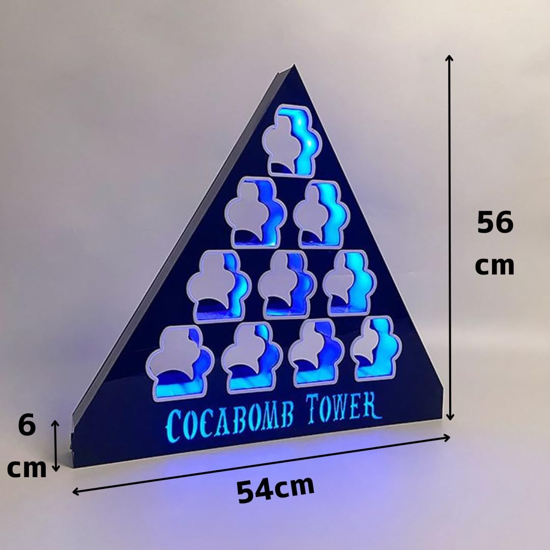 楽天市場】コカボムタワー COCABOMB TOWER リモコン付 光る LED 東レ