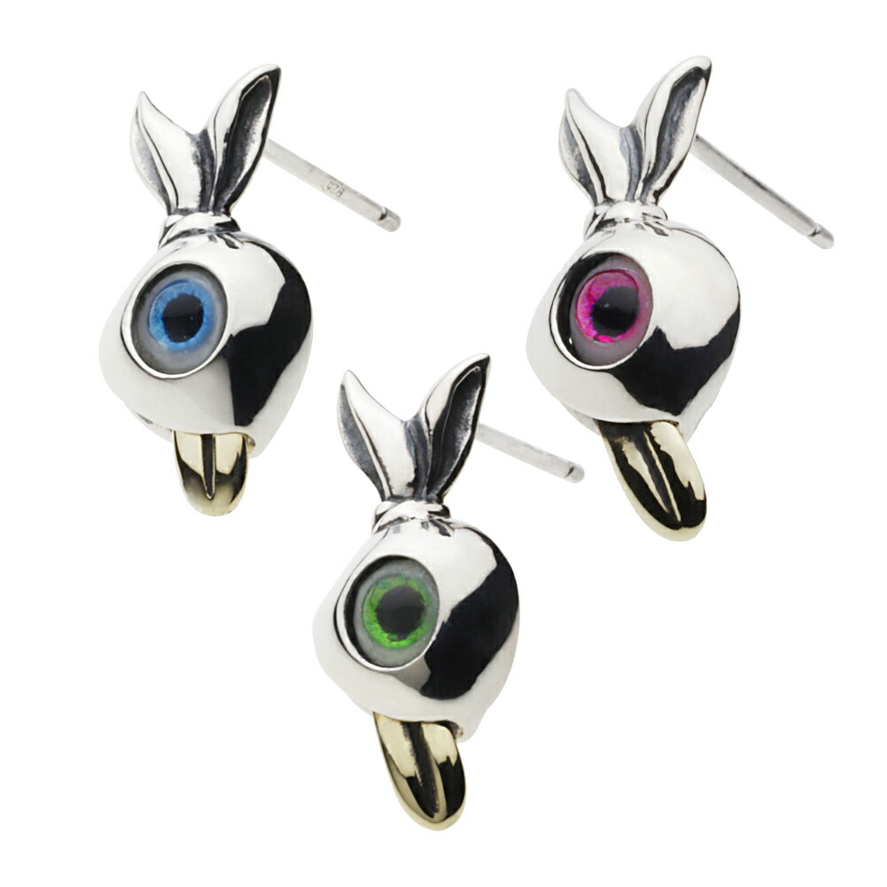 楽天市場】【セノーテ】 cenote-z-e0654 一つ目 うさぎ ピアス