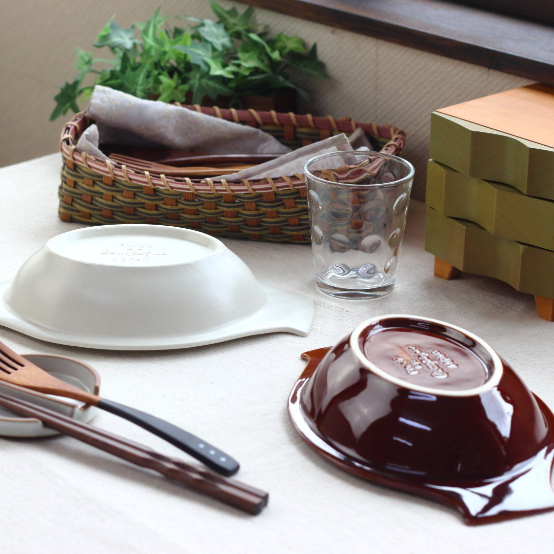 楽天市場】ルラーレ オーバル皿 日本製 瀬戸焼 24.5cm 取っ手付き 大皿