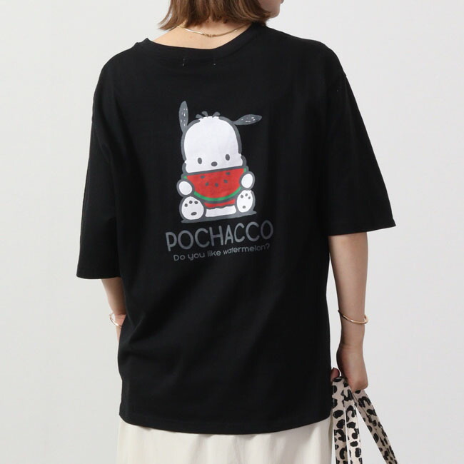 楽天市場】ポチャッコ ビック Tシャツ 半袖 バック プリント フルーツ