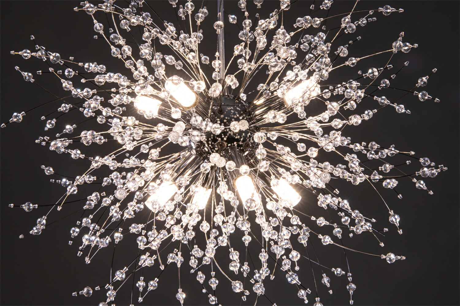 楽天市場】ペンダントライト おしゃれ 北欧 8灯 花火 シャンデリア