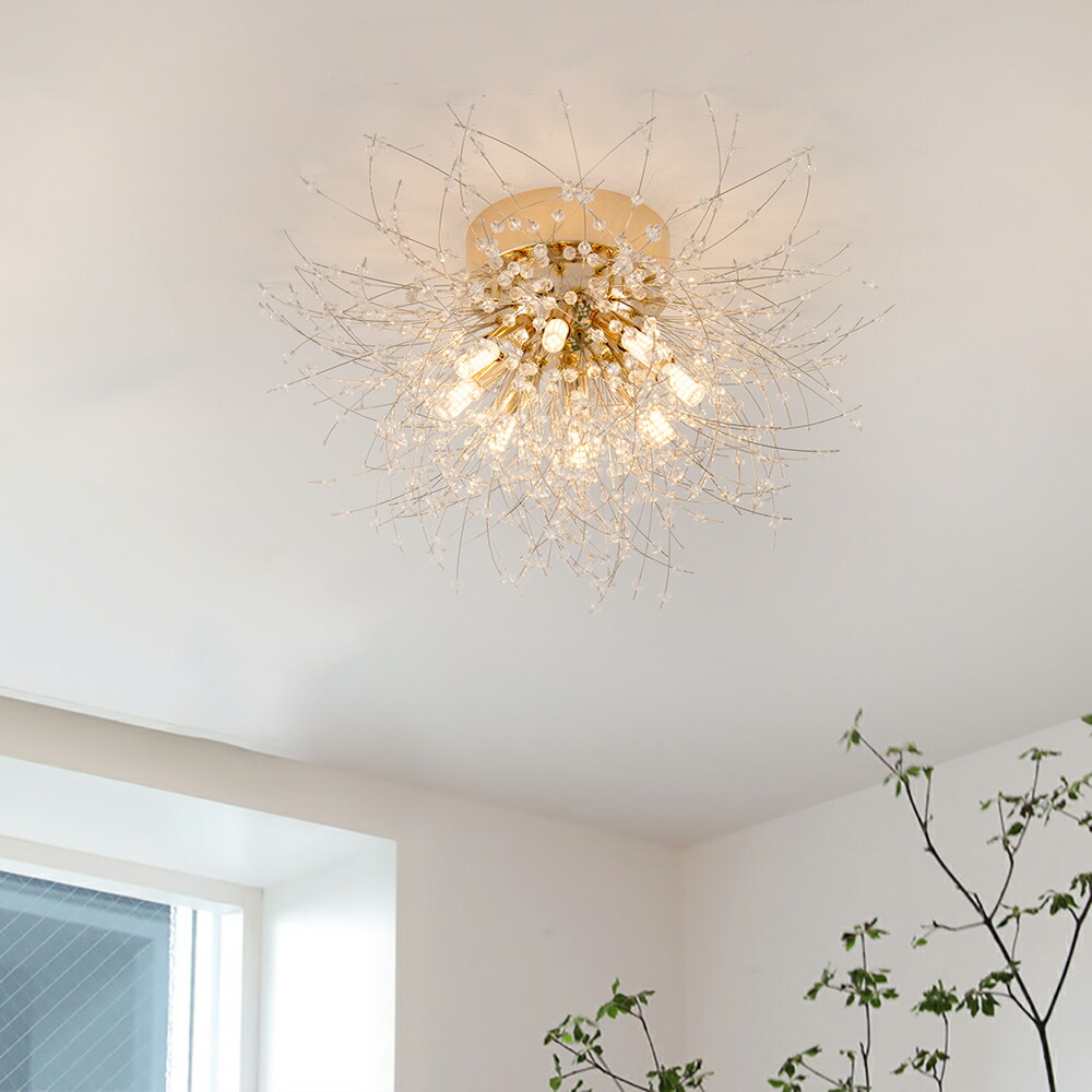 楽天市場】シーリングライト おしゃれ 北欧 8灯 花火 天井照明 G9電球