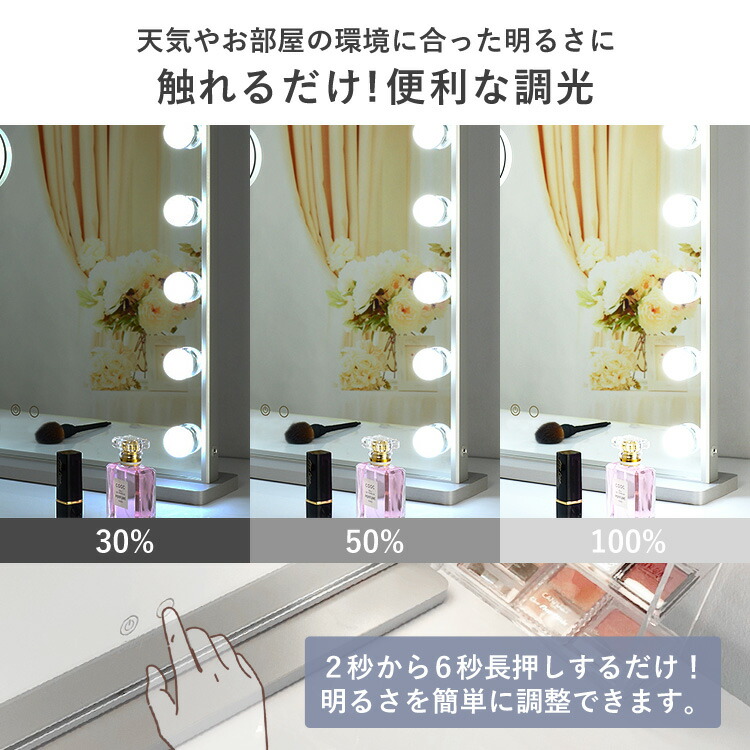 楽天市場】女優ミラー付 ドレッサー スツール付 ハイタイプ 引出し4杯