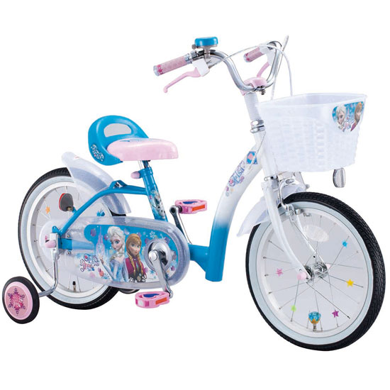 楽天市場】アナと雪の女王 16インチ ＜完成品＞☆今なら、自転車カバー