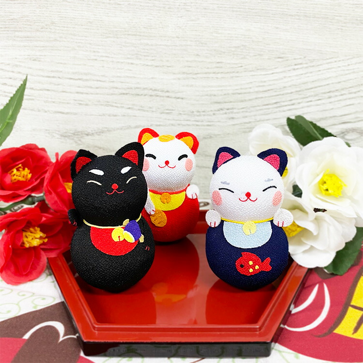 楽天市場】おきあがありこぼし 起き上がりこぼし 招き猫 置物 大