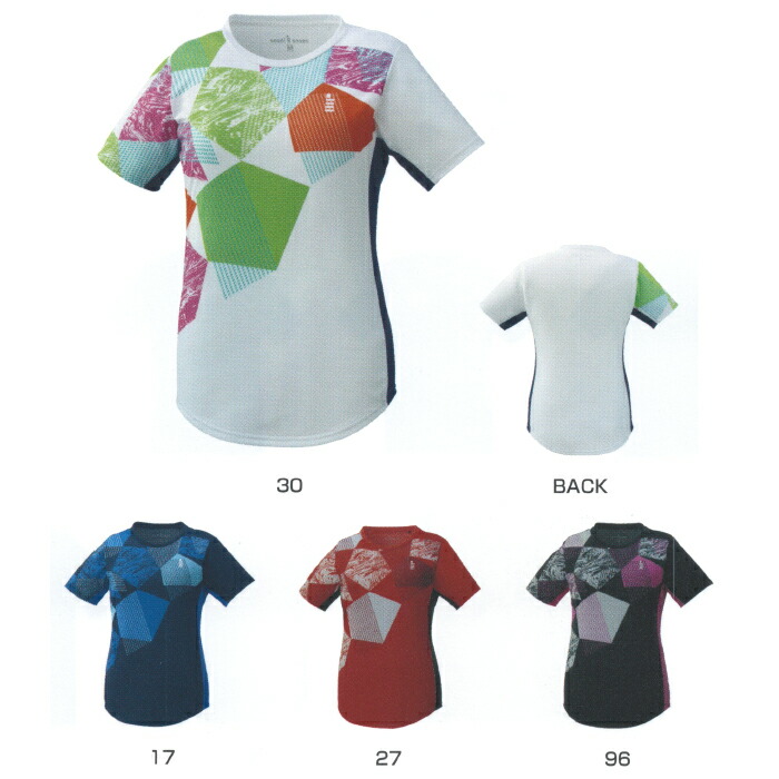 楽天市場】ゴーセン ゲームシャツ T1905 レディース バドミントン