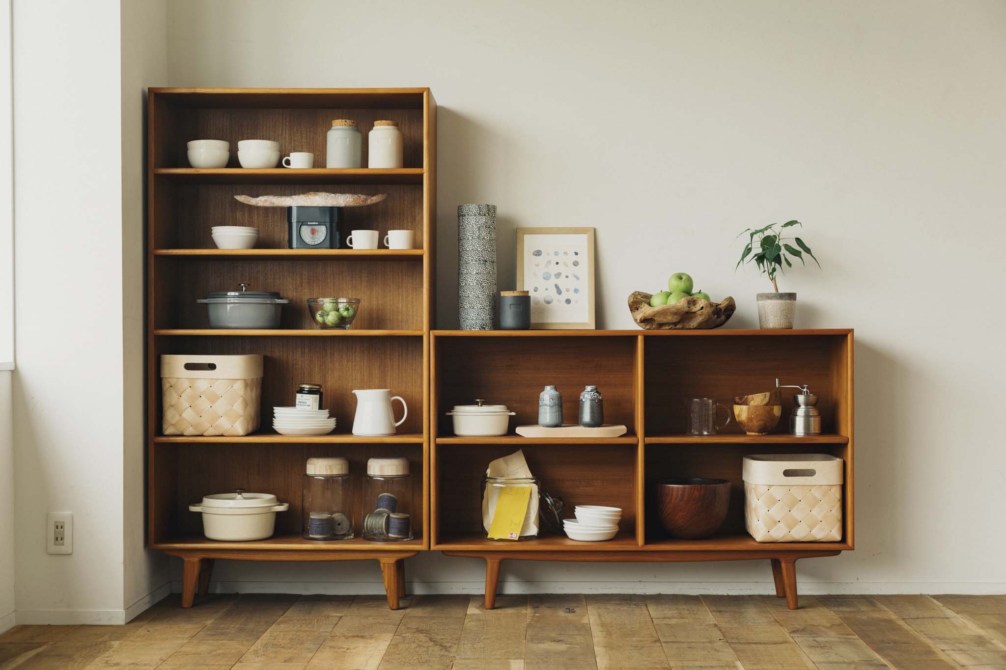 楽天市場】CHLOROSクロロス Particular ワイドブックシェルフ R2