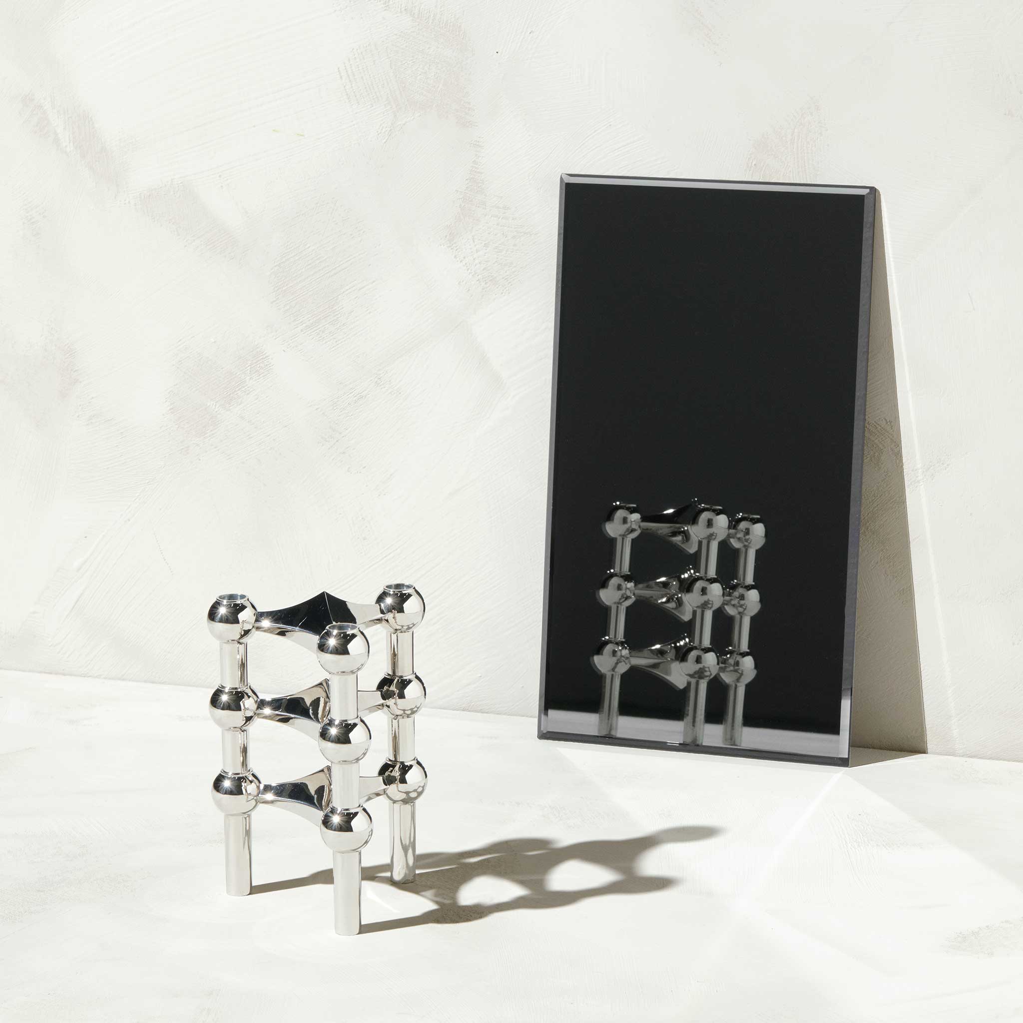 楽天市場】Stoff Nagel ストッフ ナゲル キャンドルホルダー クローム