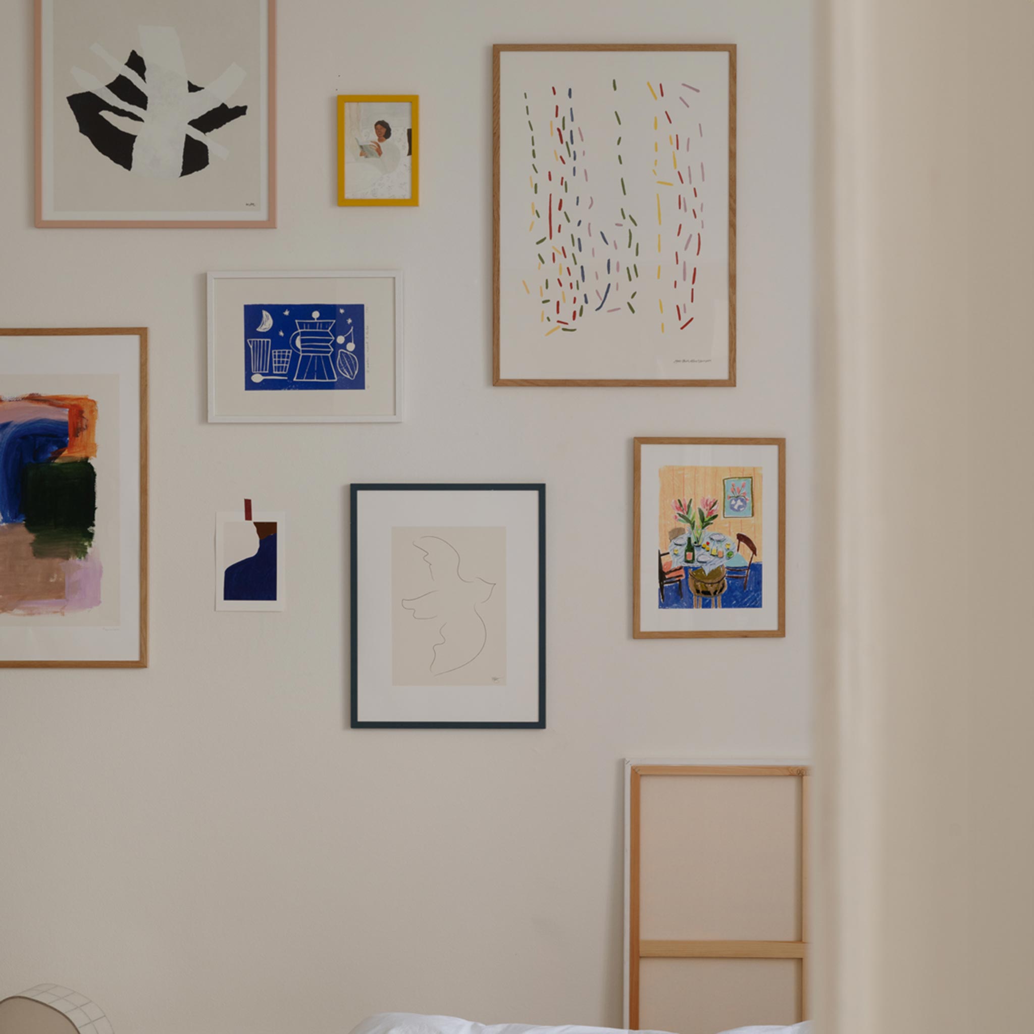 楽天市場】木製ポスターフレーム A2 オーク材 無垢材 枠の幅が細い