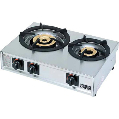 楽天市場】M-212C マルゼン ガステーブルコンロ 親子 業務用 送料無料