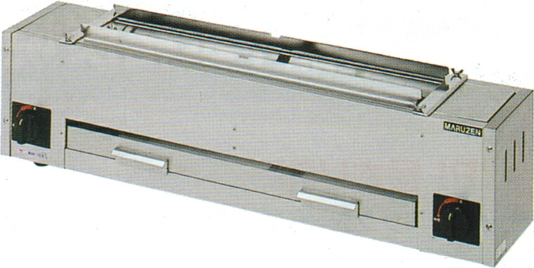 楽天市場】MGK-102B マルゼン ガス下火式焼物器 炭焼き 熱板タイプ