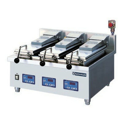 楽天市場】NGM-3.9AC ニチワ電機 電気自動餃子焼器 3連式 卓上タイプ