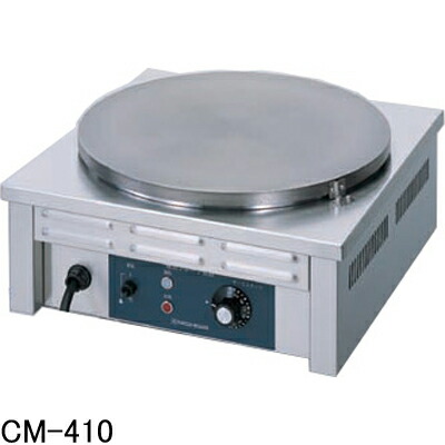楽天市場】CM-410 ニチワ電機 電気クレープ焼器 単相100V 業務用