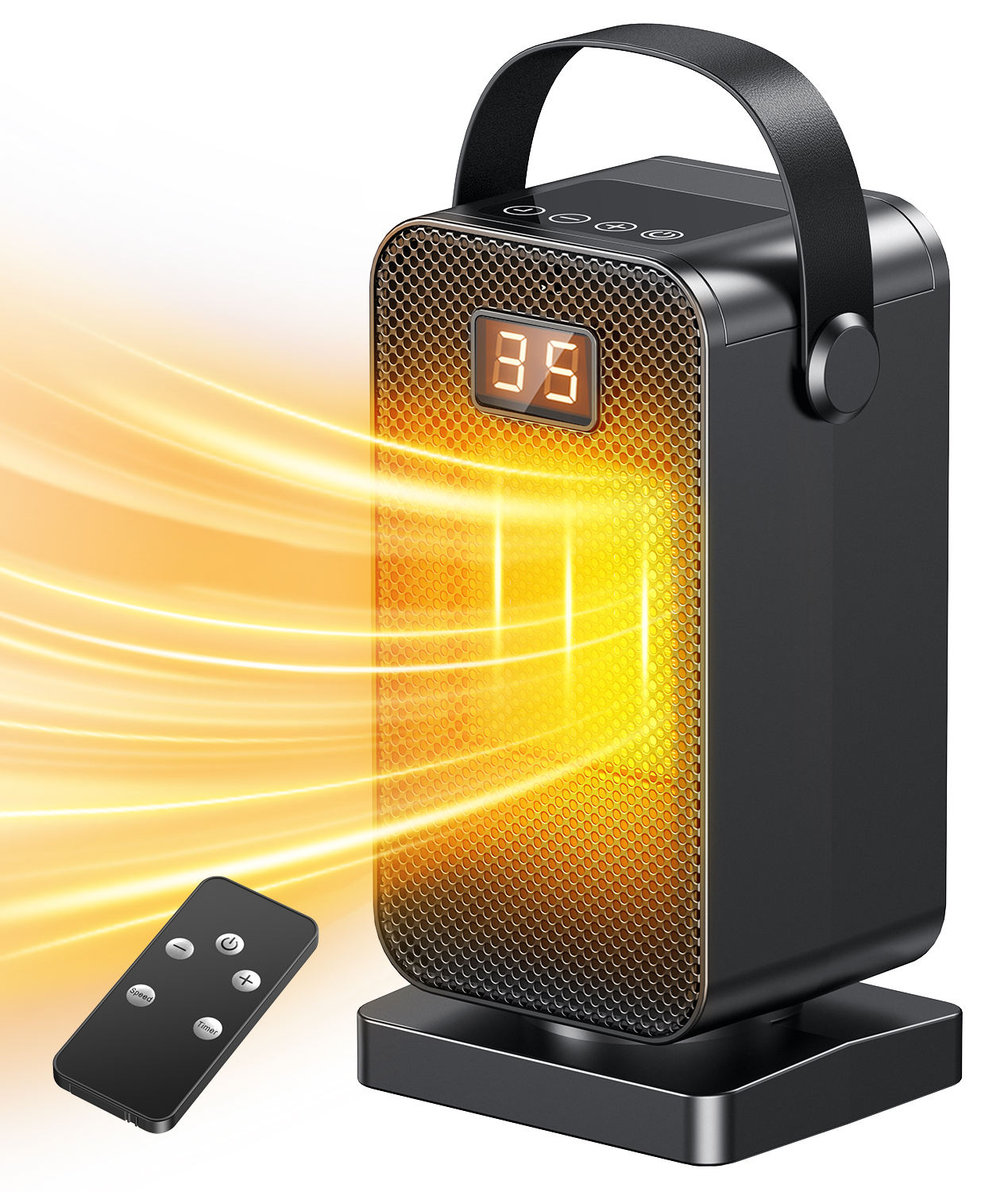 楽天市場】Purivortex セラミックヒーター 小型 【2025冬新型 省エネ