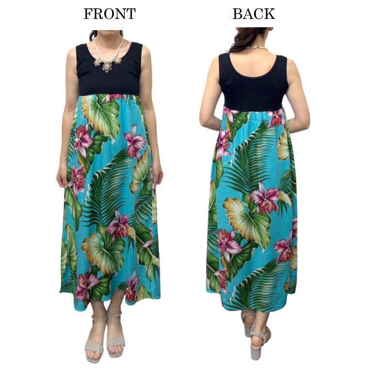 楽天市場】SALE ハワイアン ワンピース ロング オリジナル