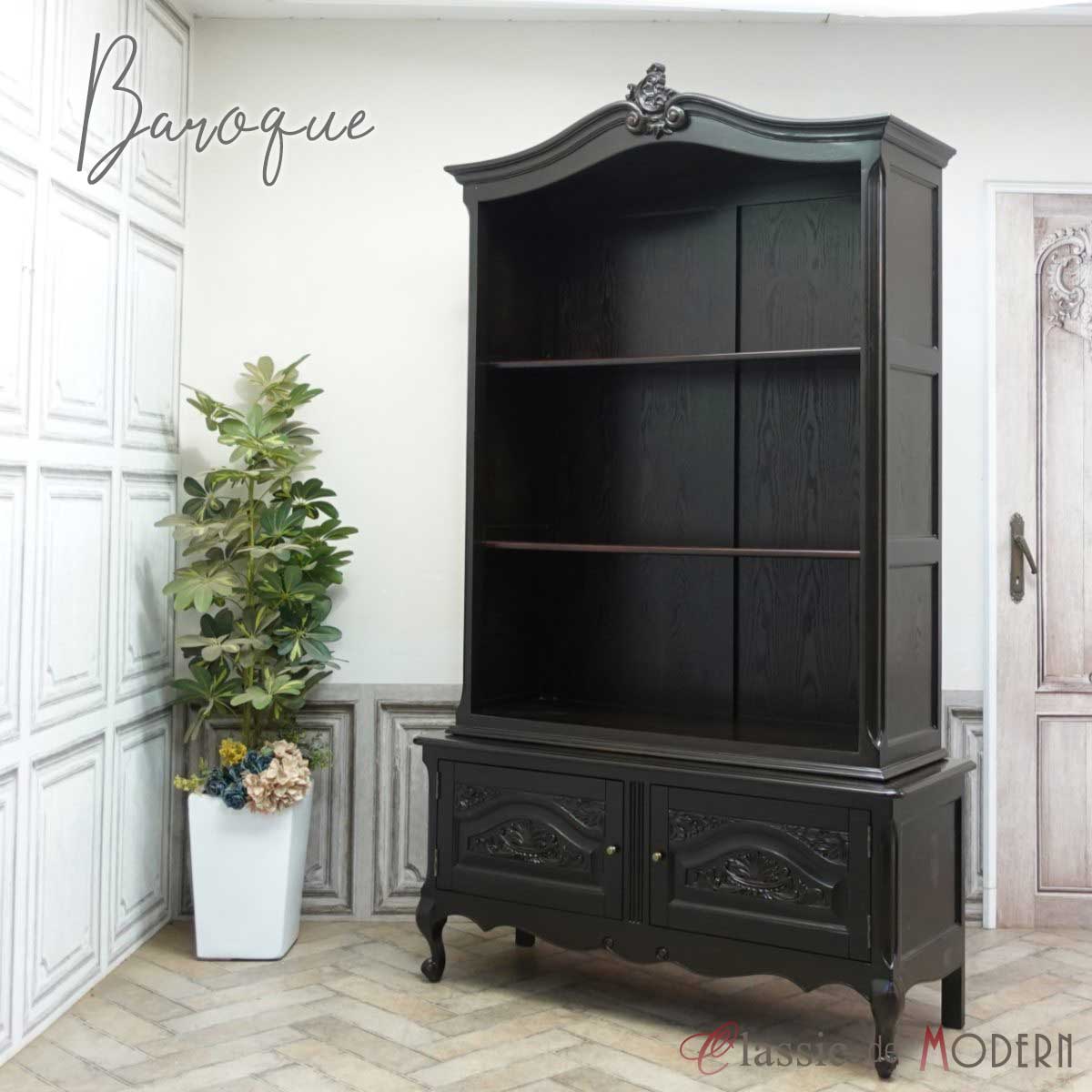 楽天市場】輸入家具 おしゃれ ブックケース アンティーク 本棚