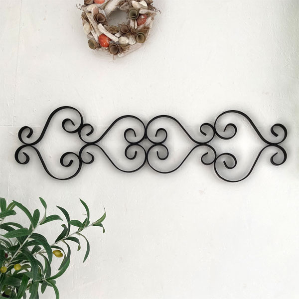 楽天市場】アイアン壁飾り 壁掛けインテリア リーフ アイアン雑貨