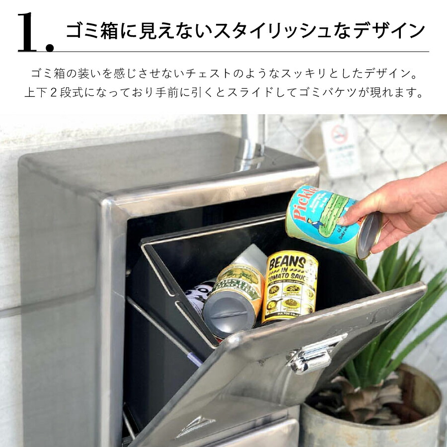 楽天市場】【3/11 1:59までMAX20％OFFクーポン】トラッシュカン ダブル