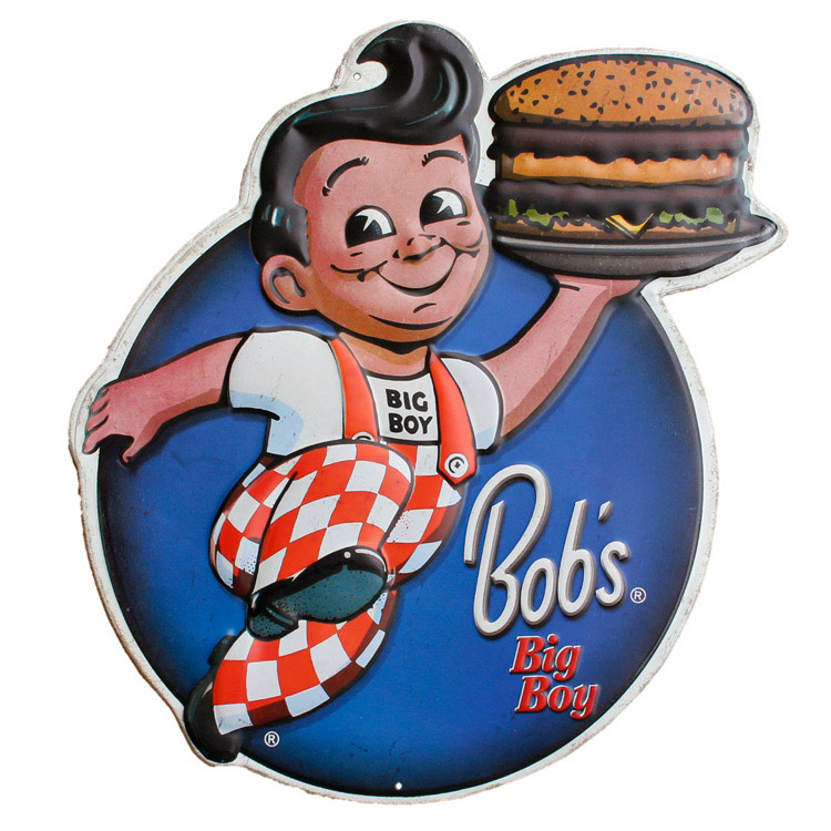 楽天市場】ダイカットメタルサイン「BIG BOY ビッグボーイ」縦34×横