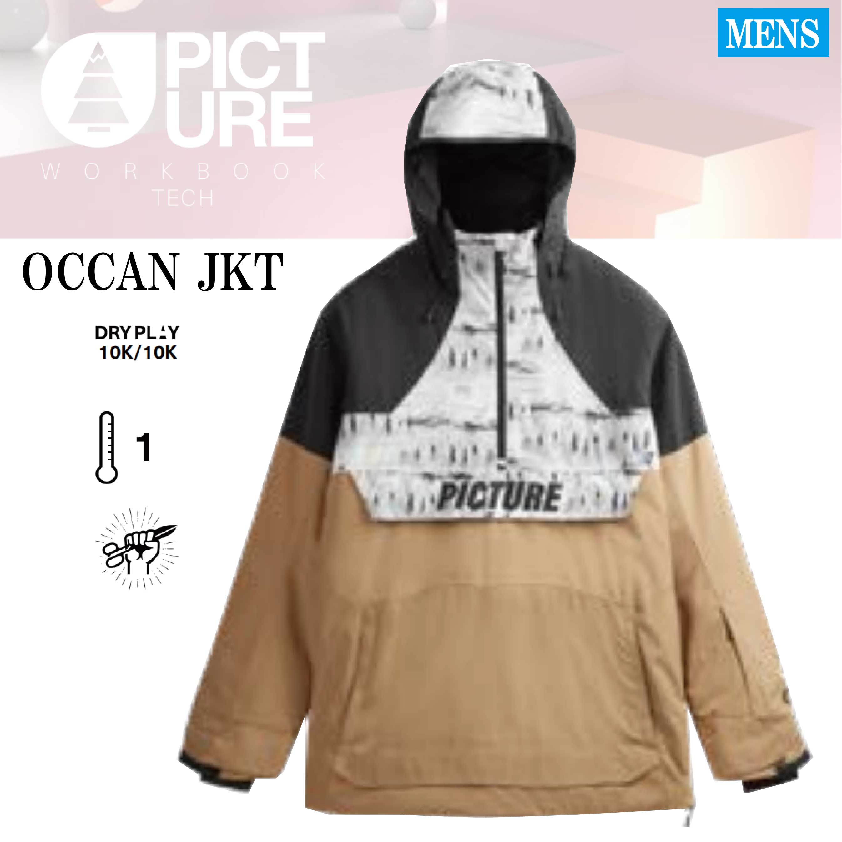楽天市場】23-24 PICTURE OCCAN JKT picture ピクチャー スノボウェア