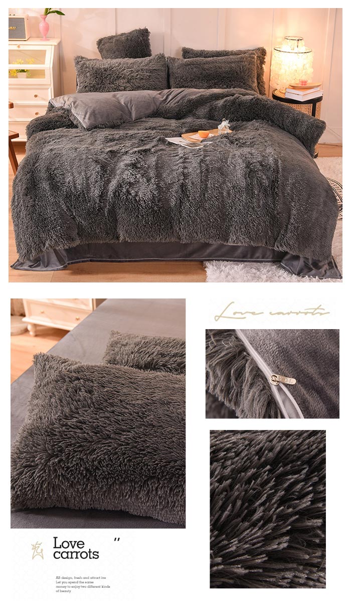 楽天市場】布団カバー もこもこ 布団カバーセット 4点セット ダブル