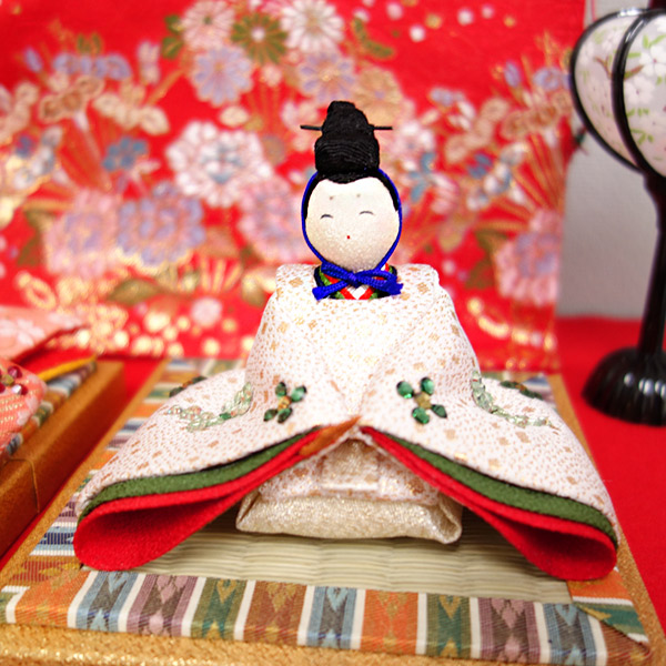 楽天市場】【即納】ひな人形 コンパクト「きらら雛」 日本製 ちりめん