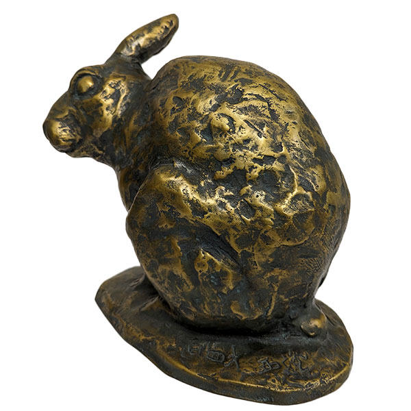 楽天市場】彫刻 北村西望 「爽風」 ブロンズ像 銅像 桐箱付き 百四歳