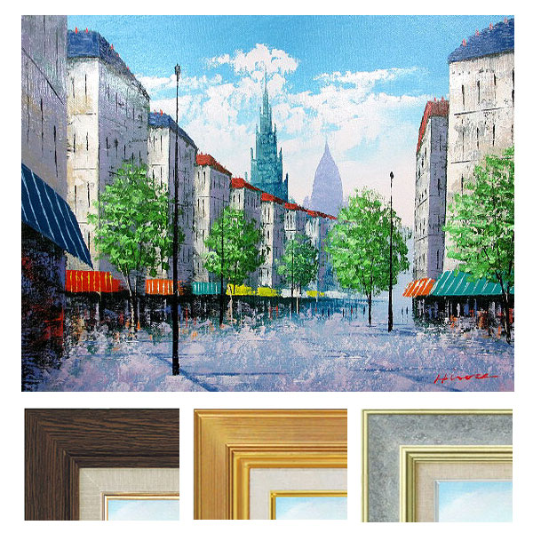 楽天市場】パリ 街並み（絵画｜アート・美術品・骨董品・民芸品