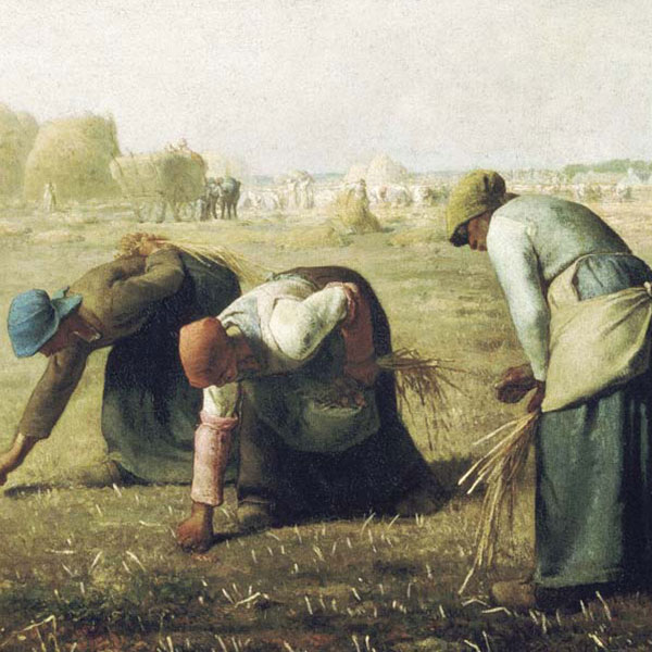 楽天市場】ミレー 「落穂拾い」 F8号（額外寸61x49.5cm） 高精彩工芸画