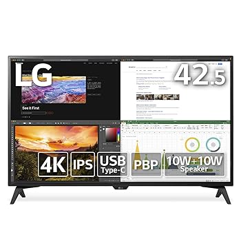 楽天市場】lg 43un700-b pcモニターの通販
