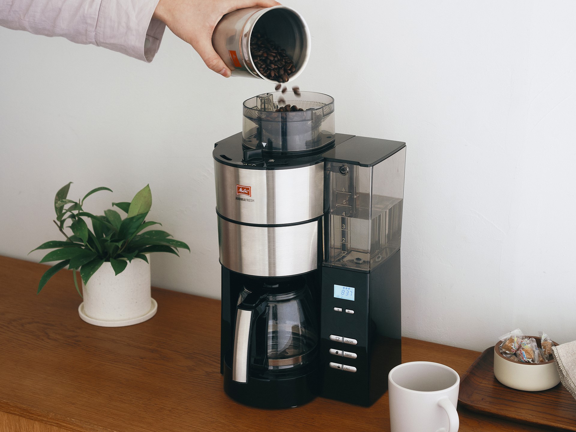 楽天市場】メリタ(Melitta) コーヒーメーカー 全自動 アロマフレッシュ