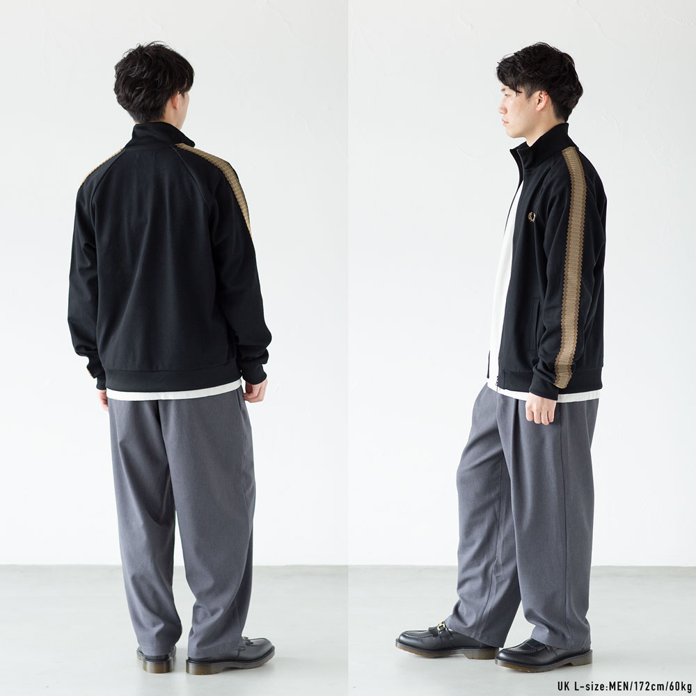 楽天市場】フレッドペリー ジャージ FRED PERRY クロチェット テープ