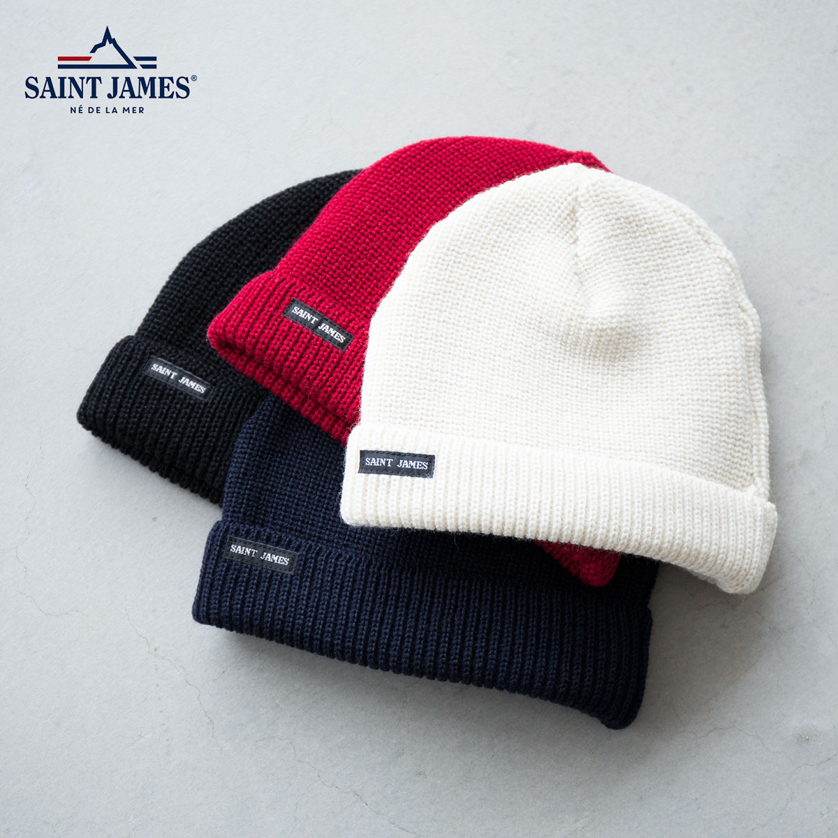 楽天市場】日本正規品 セントジェームス 帽子 フランス製 ニット