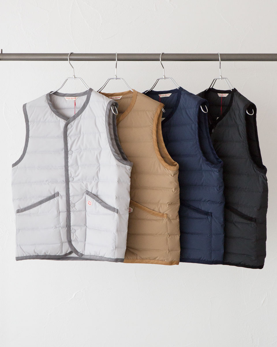 楽天市場】ヴァンソンエミレイユ ステッチレス ダウン ベスト Vincent