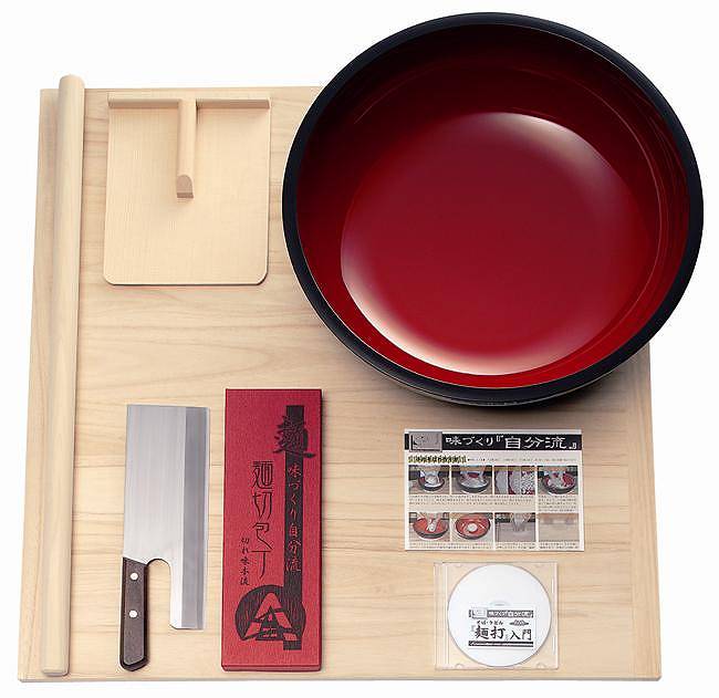 楽天市場】普及型麺打セット・大（そば、うどん「麺打入門」DVD付き）A